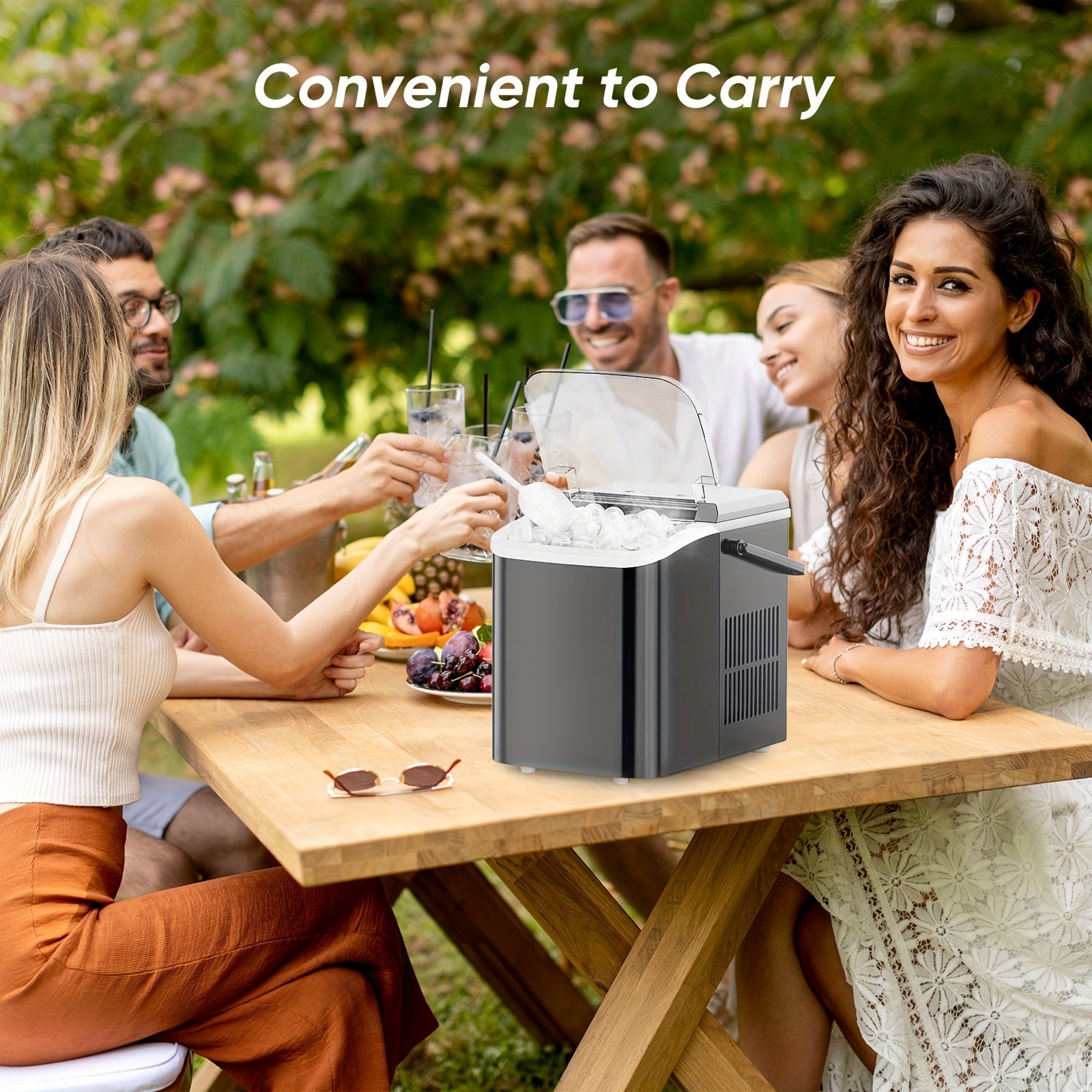 Quick Nugget Ice Maker 9 Cubes in 6 Minutes - Taylor K Shop