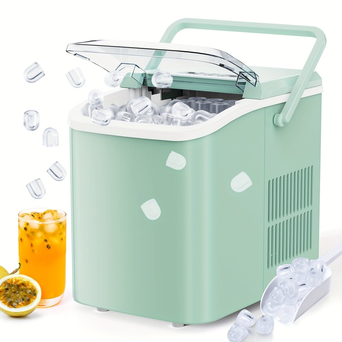 Quick Nugget Ice Maker 9 Cubes in 6 Minutes - Taylor K Shop