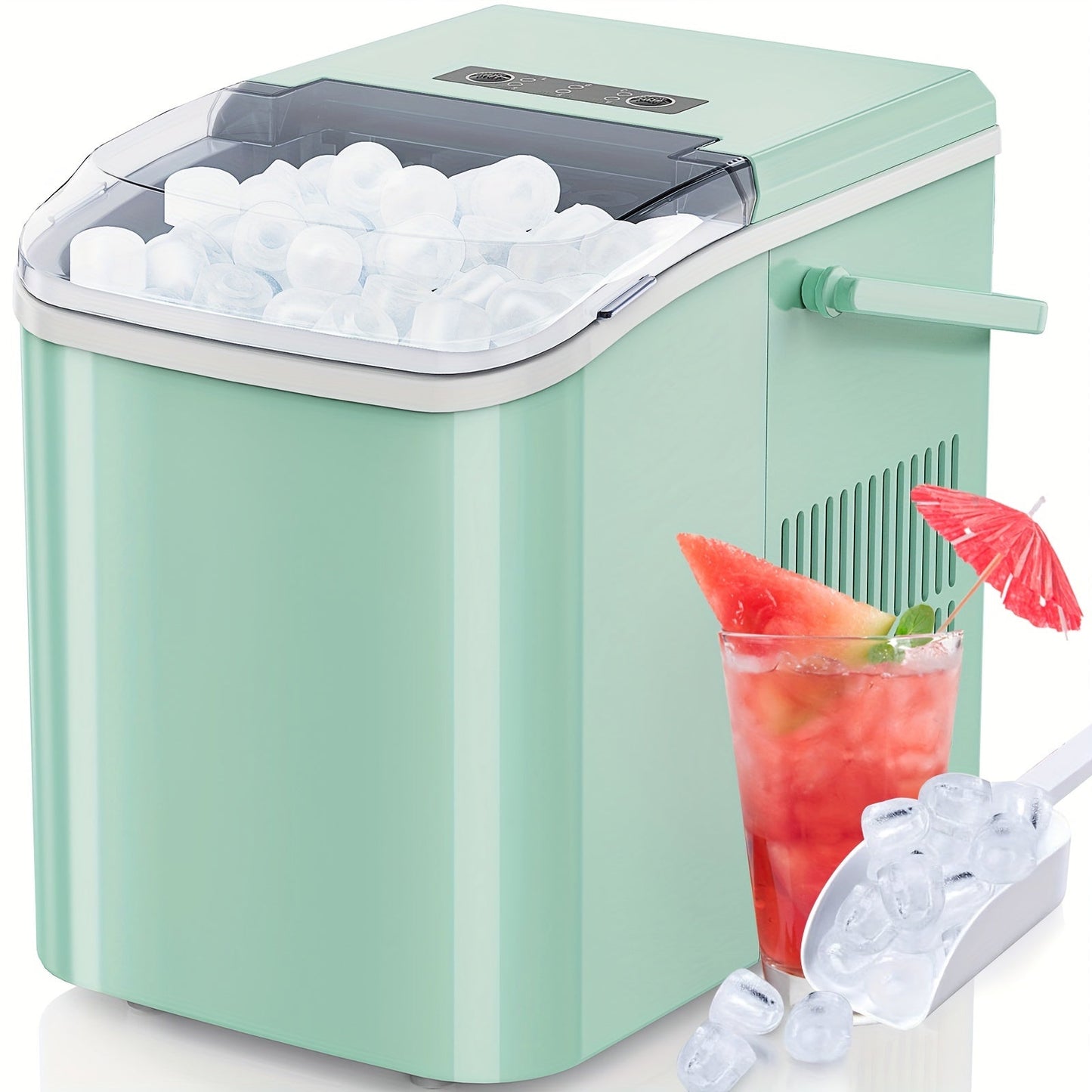 Quick Nugget Ice Maker 9 Cubes in 6 Minutes - Taylor K Shop