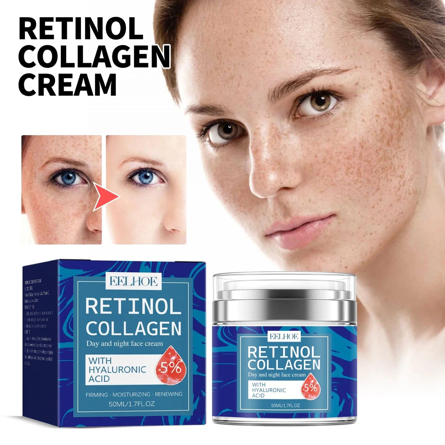 Radiant Retinol Collagen Cream Brighten Tighten Moisturize - Taylor K Shop