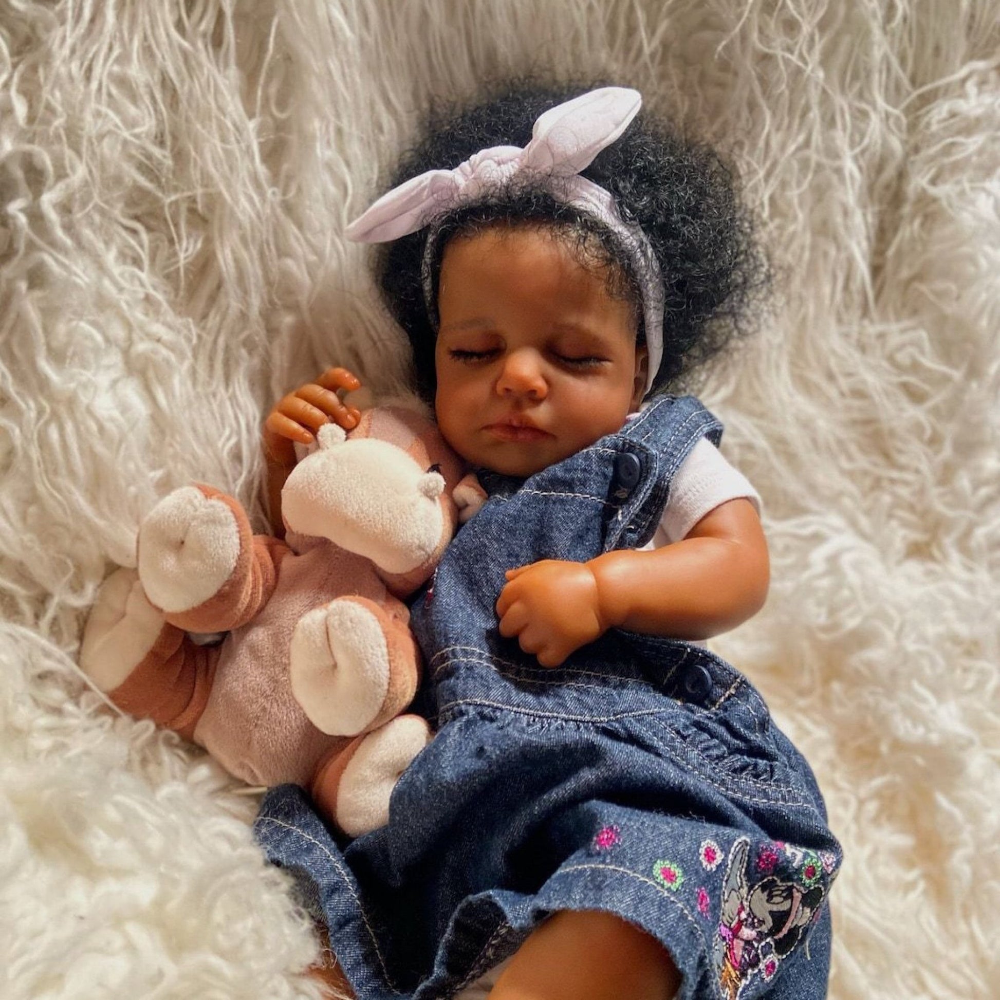 Realistic 19Inch African American Reborn Baby Doll - Taylor K Shop
