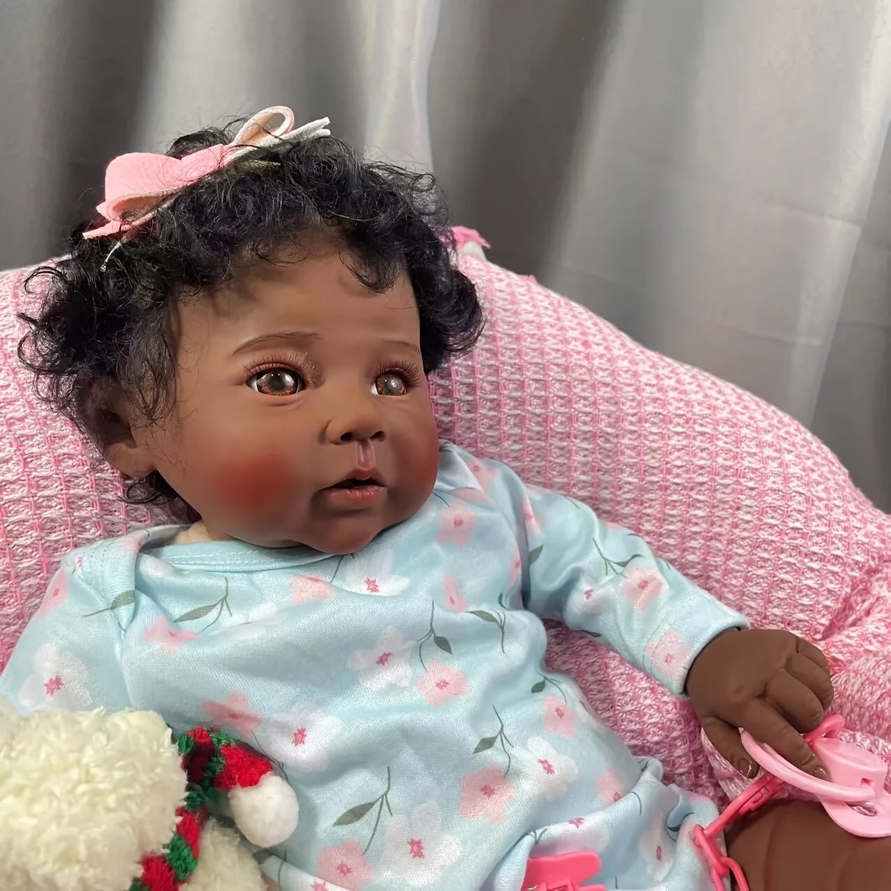 Realistic Lifelike Newborn Black Baby Doll 18 Gift - Taylor K Shop