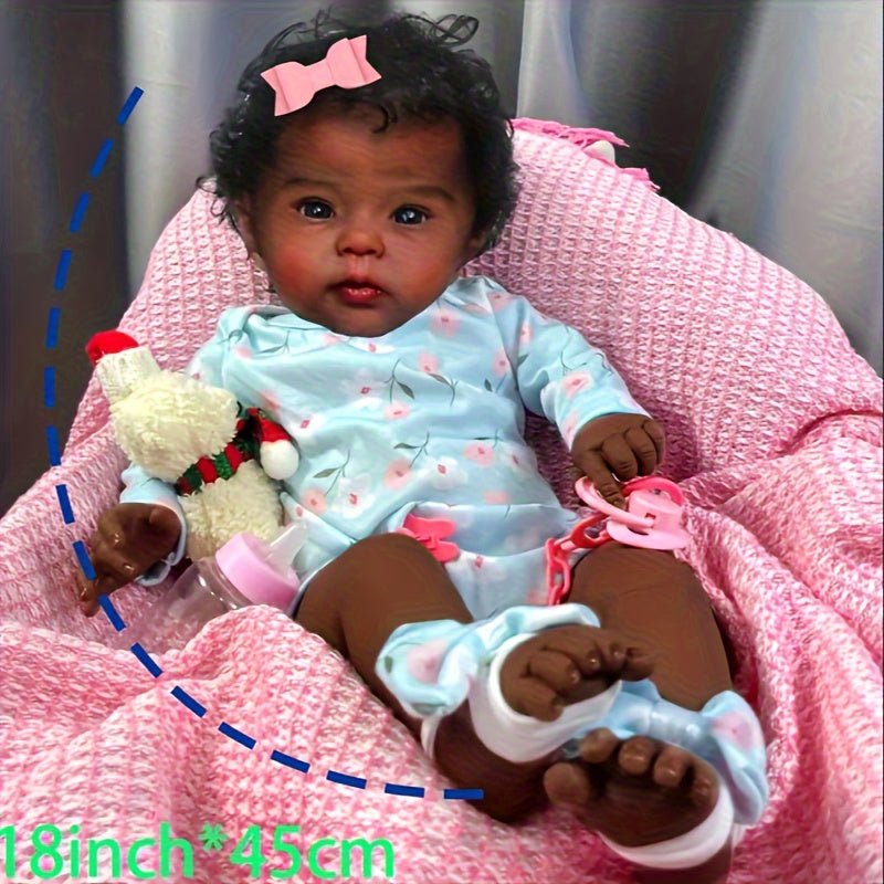 Realistic Lifelike Newborn Black Baby Doll 18 Gift - Taylor K Shop