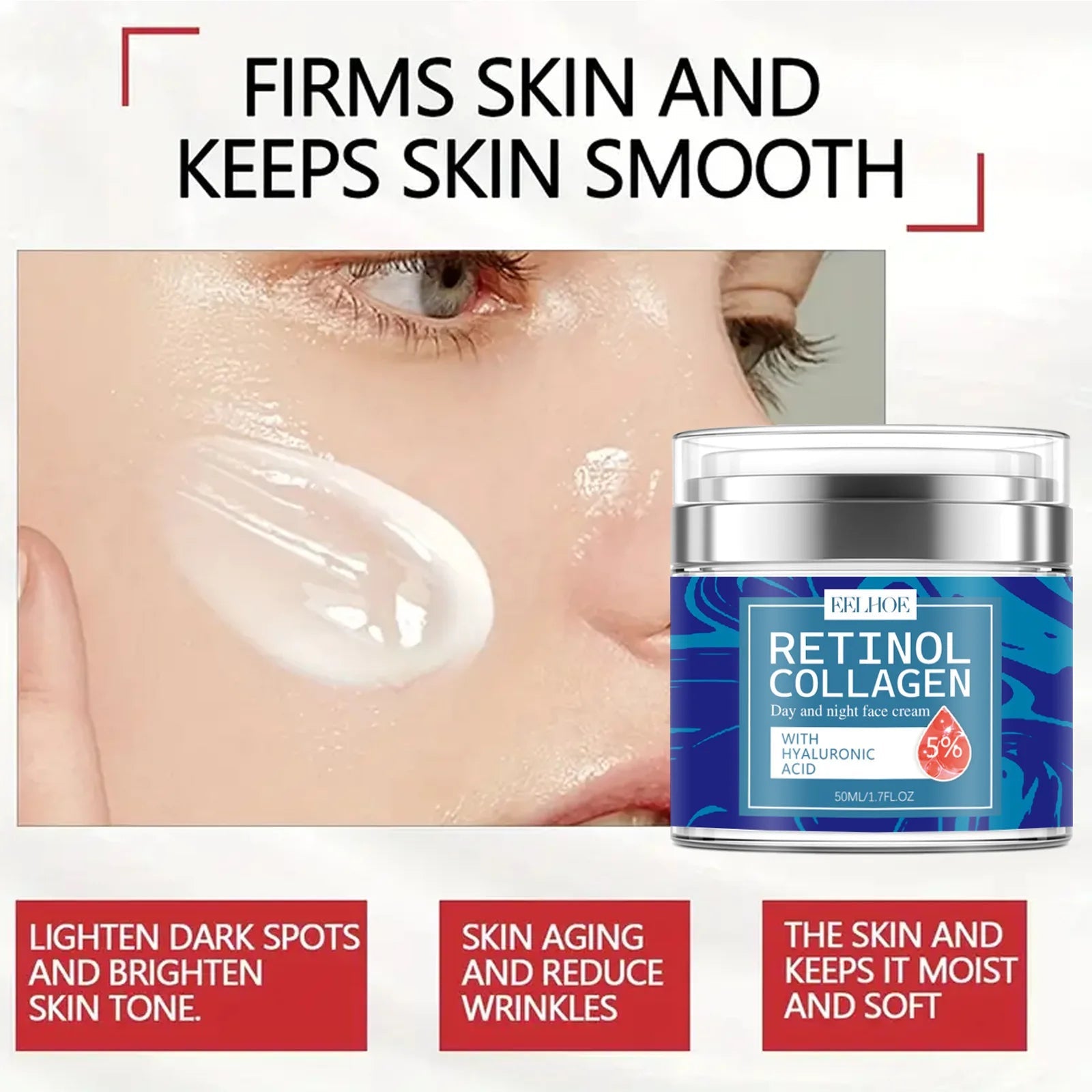 Retinol AntiAging Cream Smooth Wrinkles Tighten Skin - Taylor K Shop