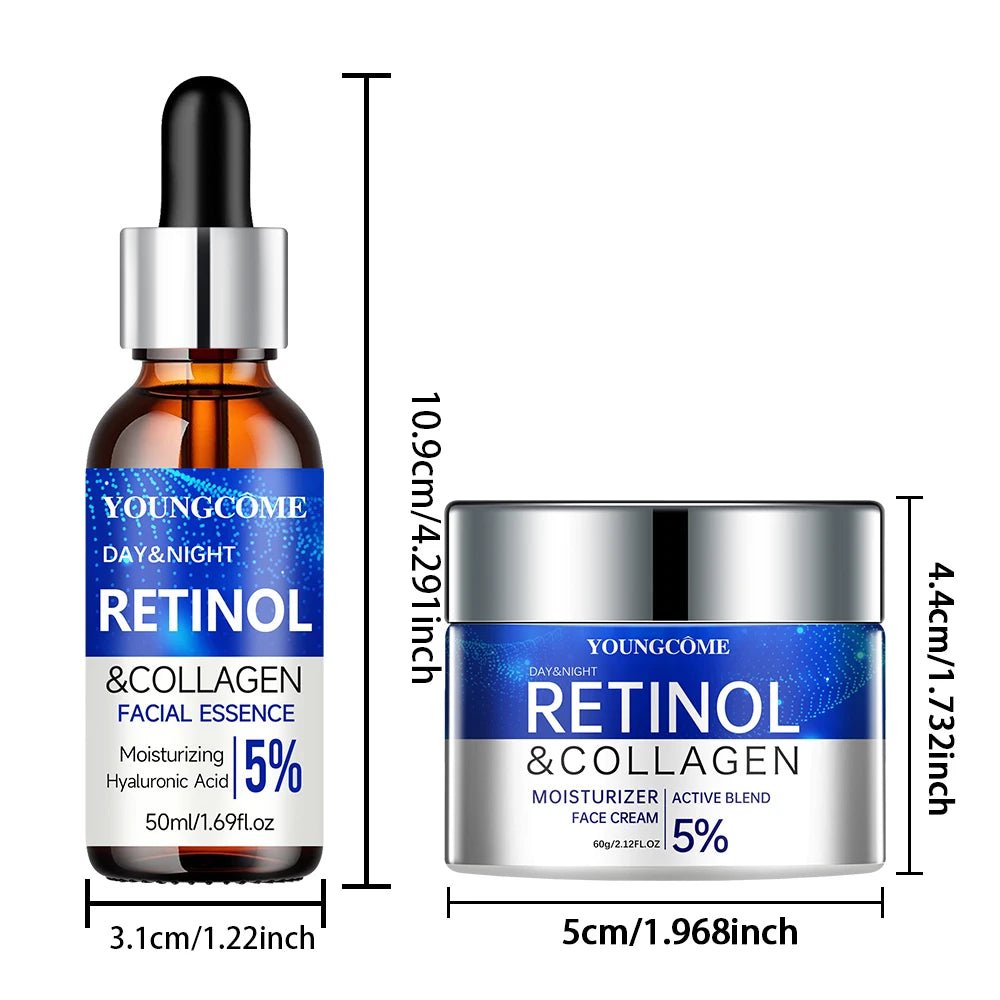 Retinol Serum Cream Set Smooth Firm and Moisturize Skin - Taylor K Shop