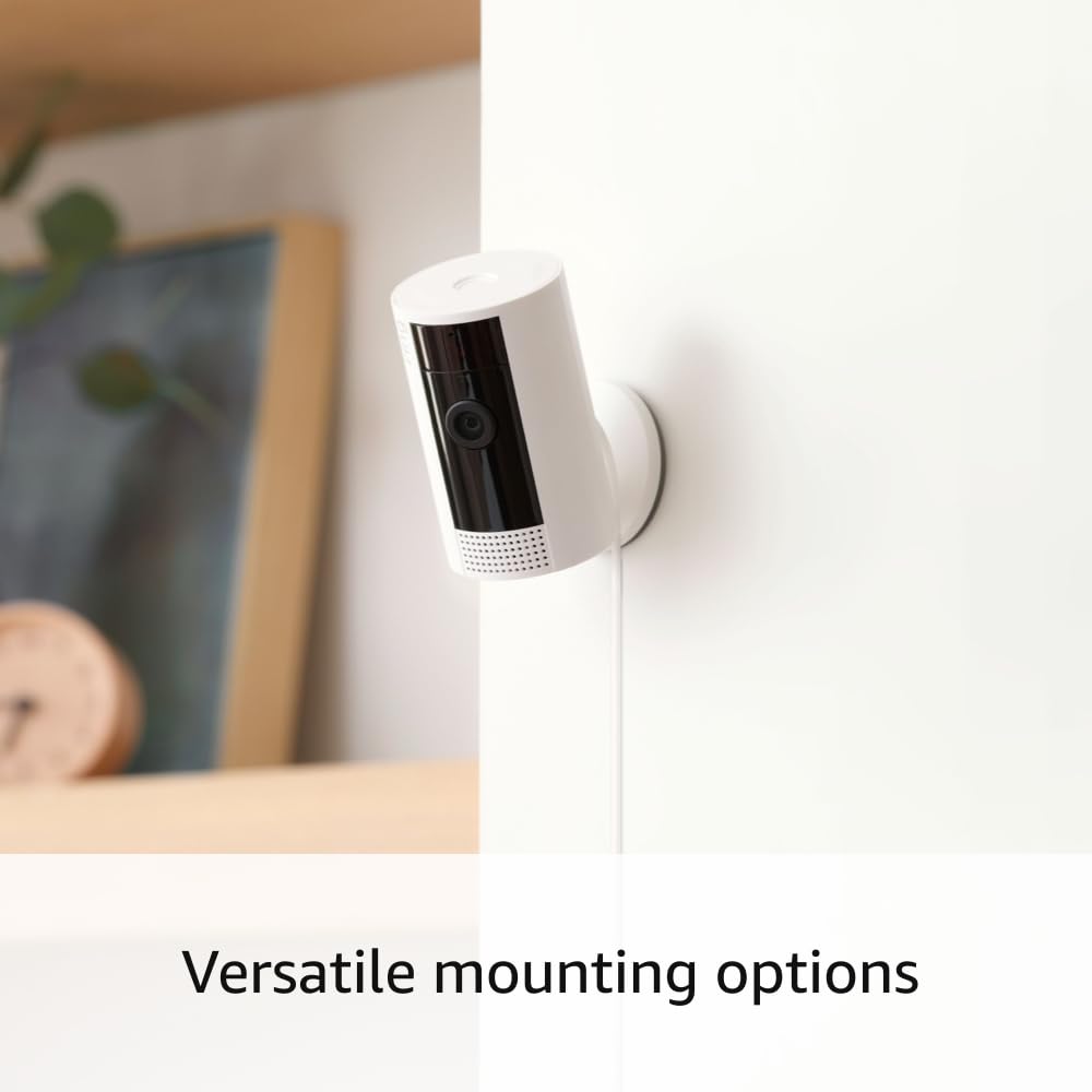 Ring Indoor Cam (2nd Gen) | latest generation, 2023 release | 1080p HD Video & Color Night Vision, Two - Way Talk, and Manual Audio & Video Privacy Cover | White - Taylor K Shop