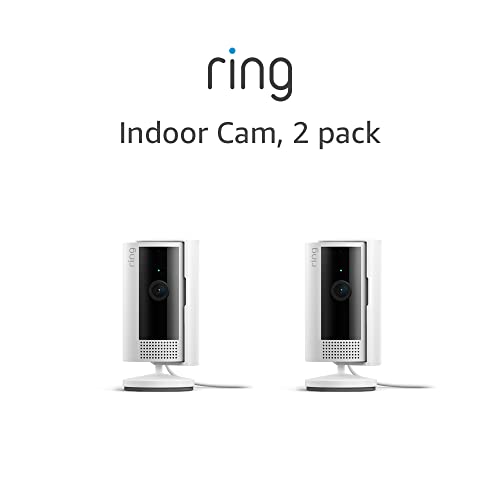 Ring Indoor Cam (2nd Gen) | latest generation, 2023 release | 1080p HD Video & Color Night Vision, Two - Way Talk, and Manual Audio & Video Privacy Cover | White - Taylor K Shop