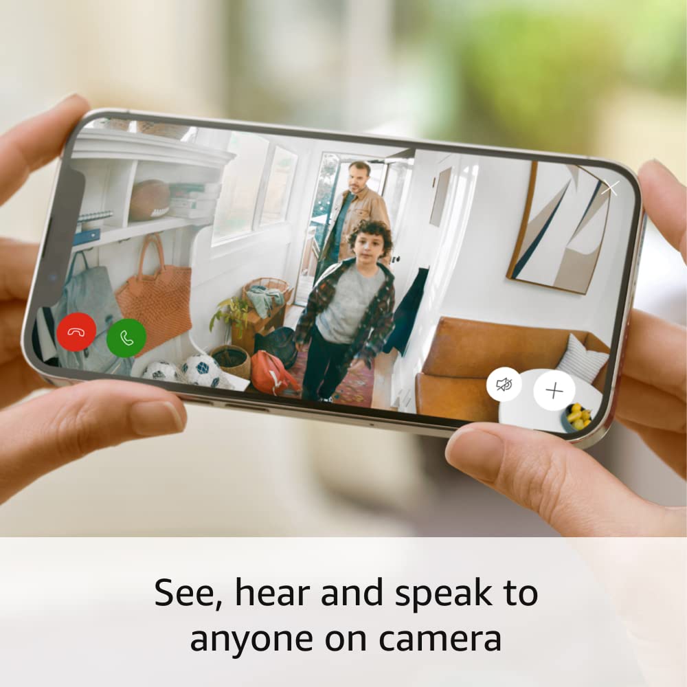 Ring Indoor Cam (2nd Gen) | latest generation, 2023 release | 1080p HD Video & Color Night Vision, Two - Way Talk, and Manual Audio & Video Privacy Cover | White - Taylor K Shop