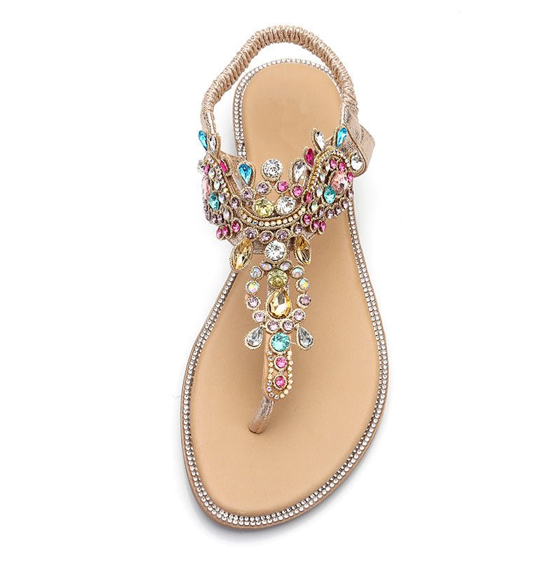 Sandals with colorful diamonds and sandals - Taylor K Shop
