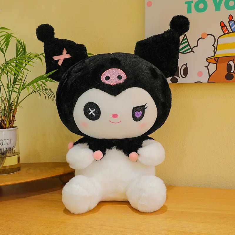 Sanrio Dark Devil Kuromi Plush Toy 2550cm Pillow - Taylor K Shop