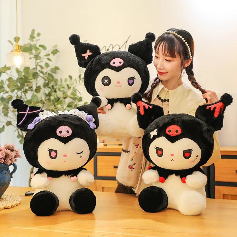 Sanrio Dark Devil Kuromi Plush Toy 2550cm Pillow - Taylor K Shop