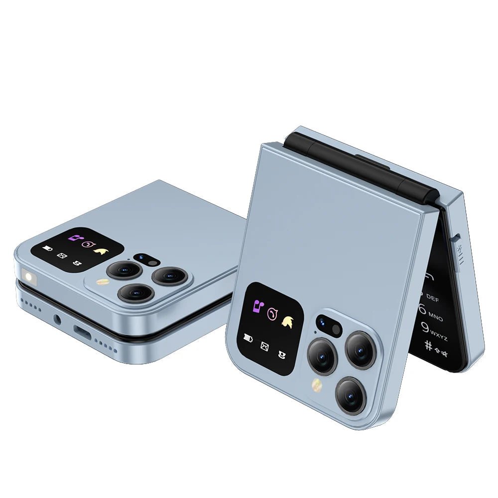 SERVO A50 Pro Flip Phone Dual SIM GSM Torch Call Recording - Taylor K Shop