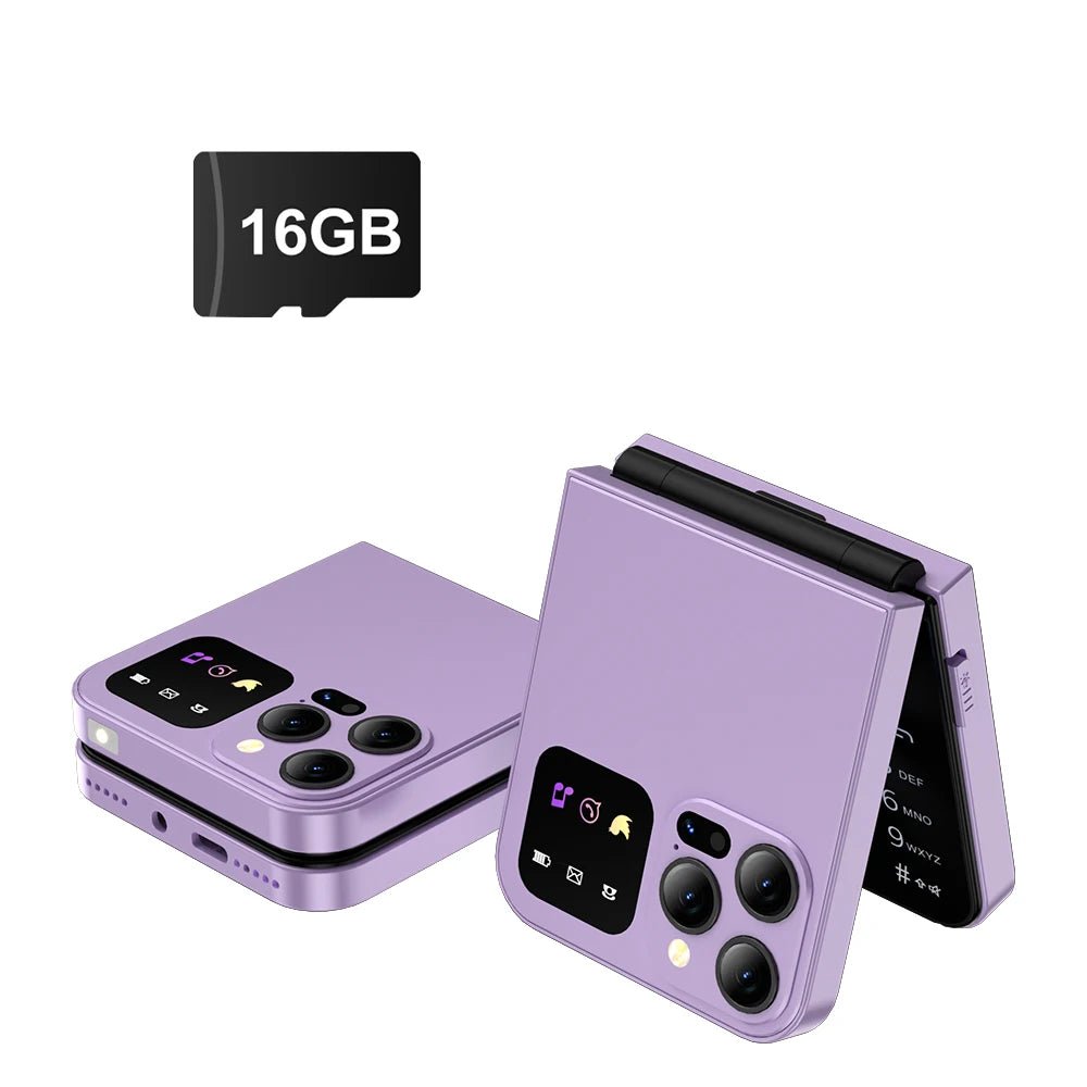 SERVO A50 Pro Flip Phone Dual SIM GSM Torch Call Recording - Taylor K Shop