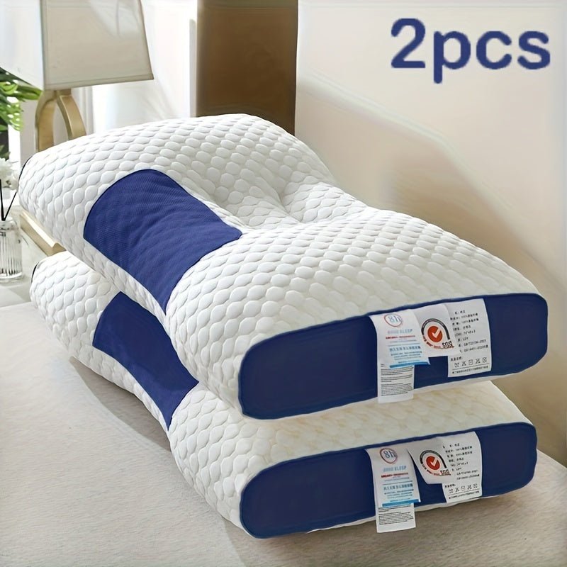 Set of 2 Breathable Knitted Pillows for Neck Support - Taylor K Shop