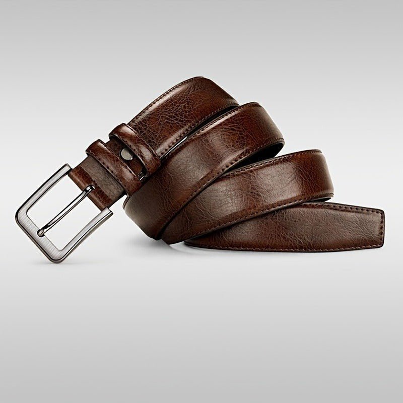 Set of 2 Mens Retro Leather Belts Ideal Fathers Day Gift - Taylor K Shop
