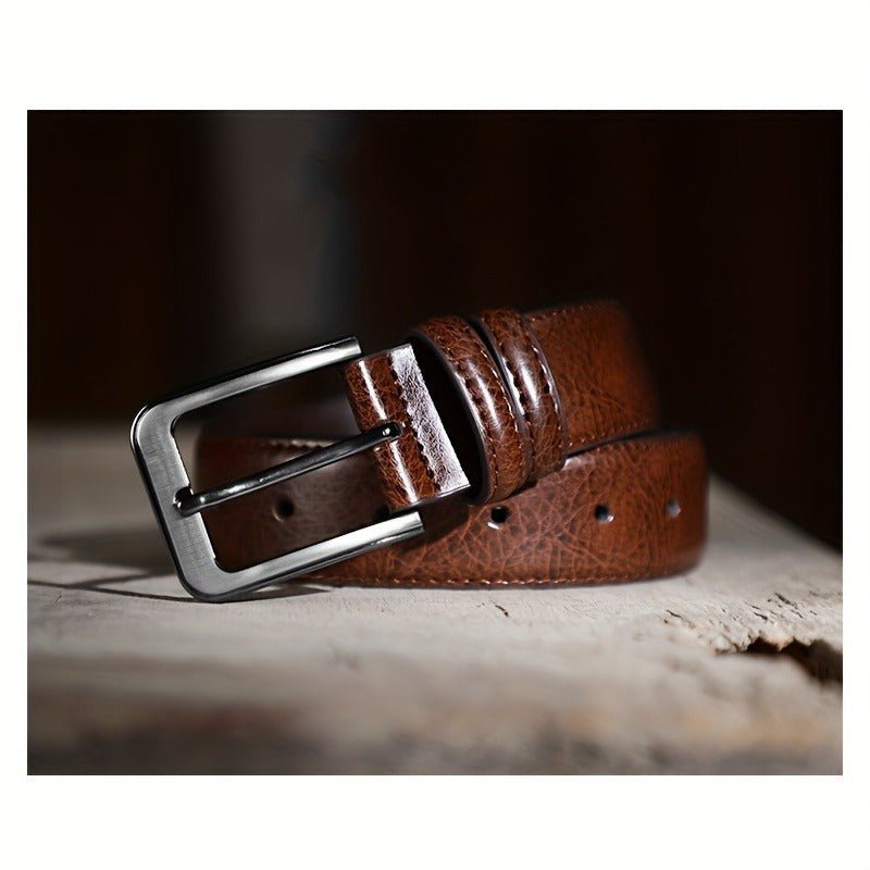 Set of 2 Mens Retro Leather Belts Ideal Fathers Day Gift - Taylor K Shop