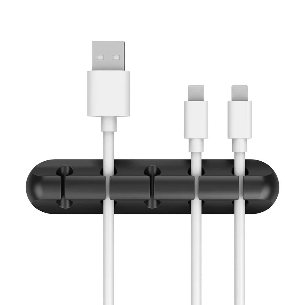 Silicone USB Cable Organizer Desktop Management Clips - Taylor K Shop