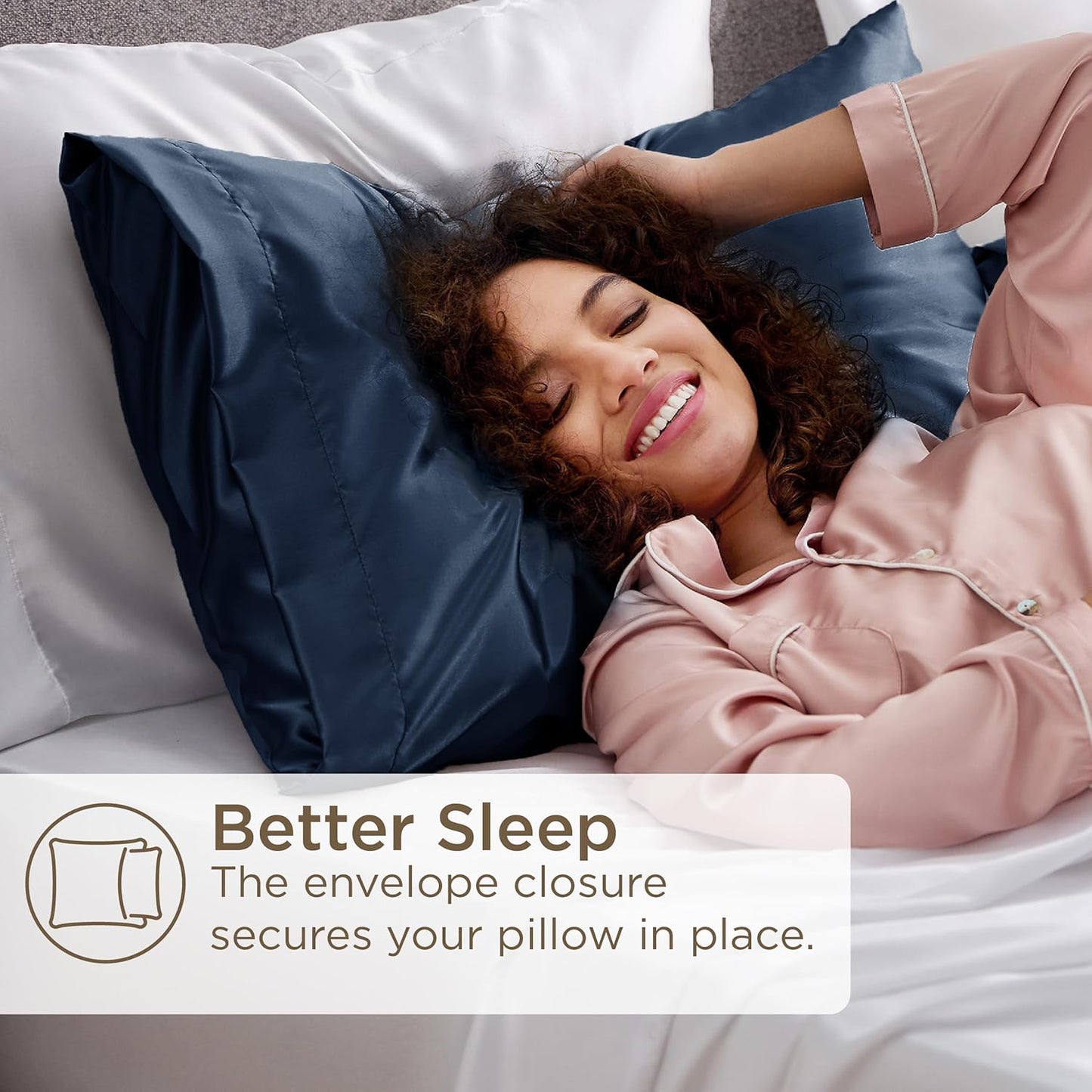 Silver Grey Satin Pillowcase Set for Hair Skin - Taylor K Shop