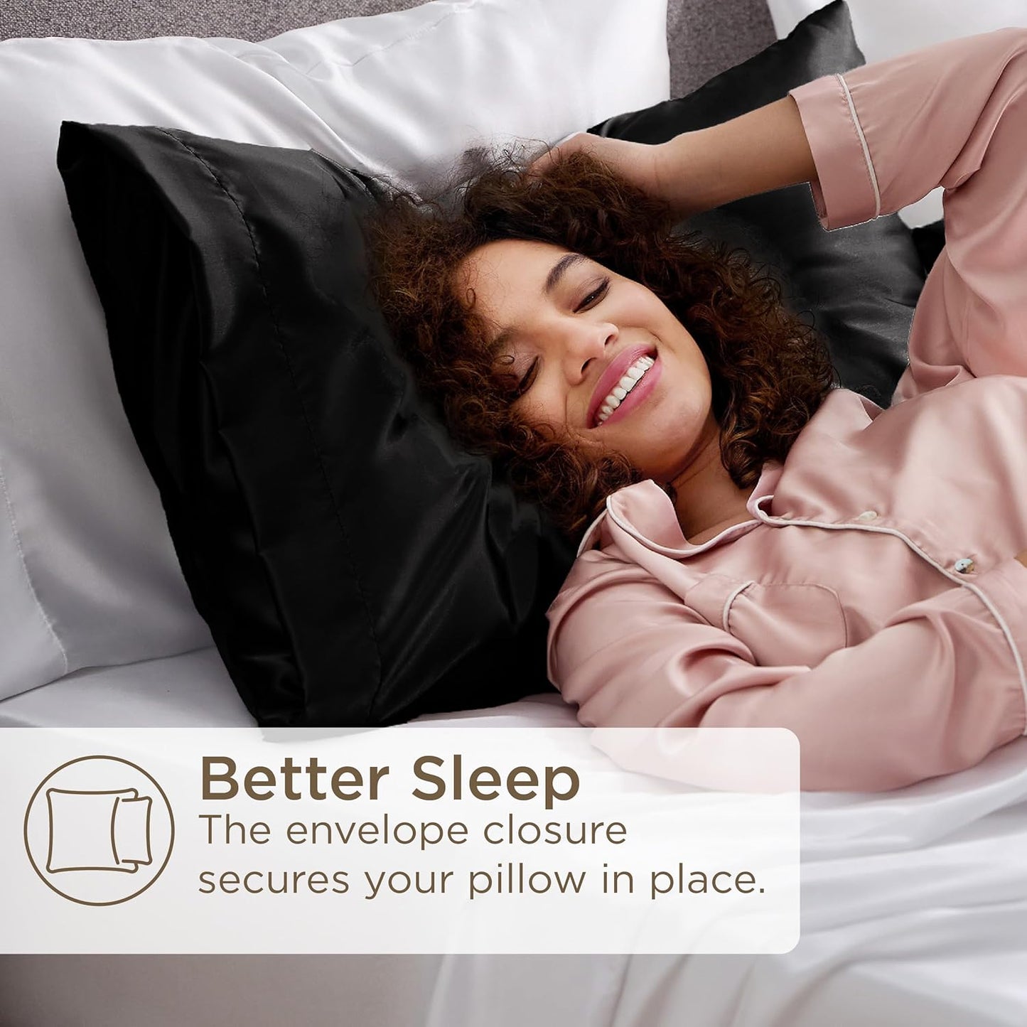 Silver Grey Satin Pillowcase Set for Hair Skin - Taylor K Shop