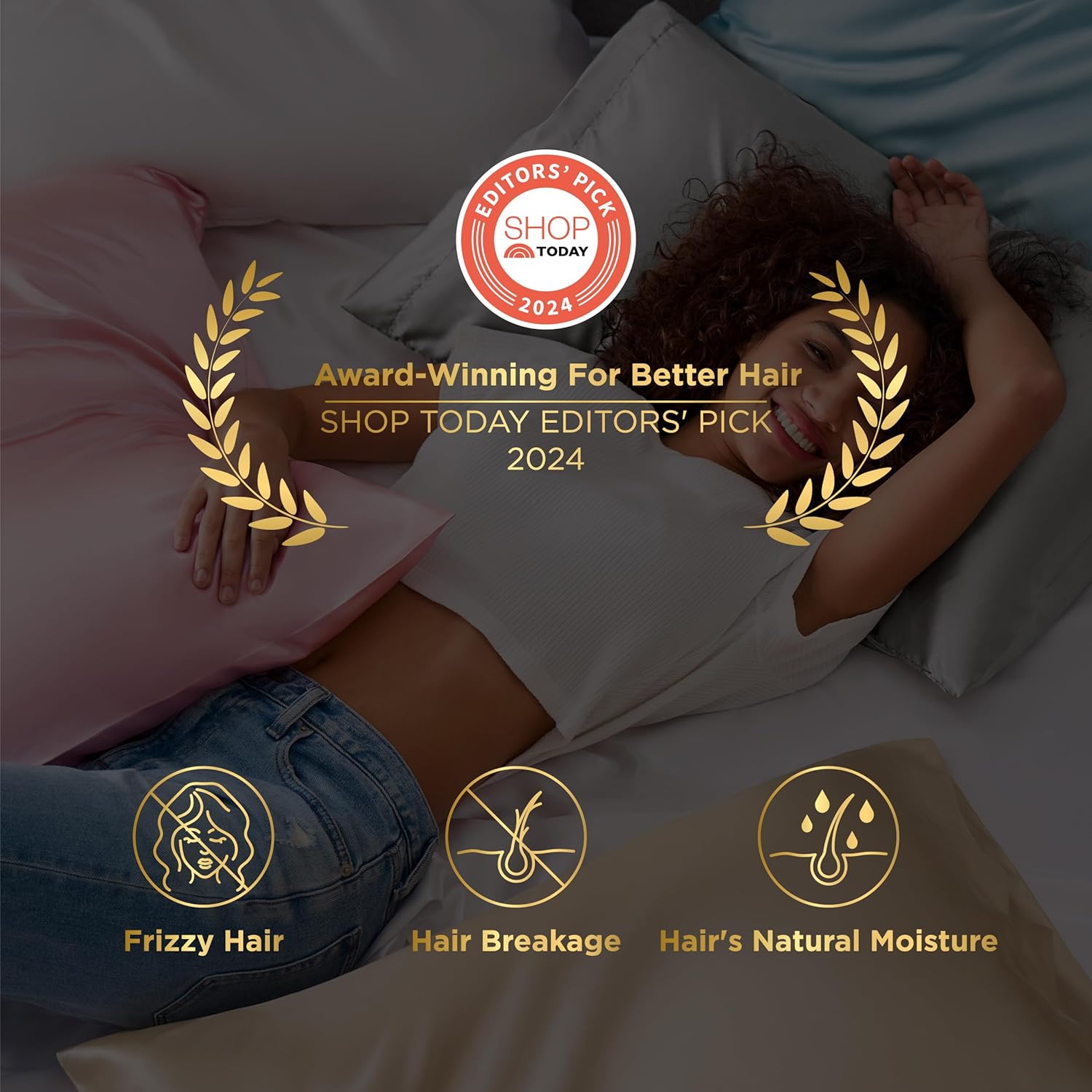 Silver Grey Satin Pillowcase Set for Hair Skin - Taylor K Shop