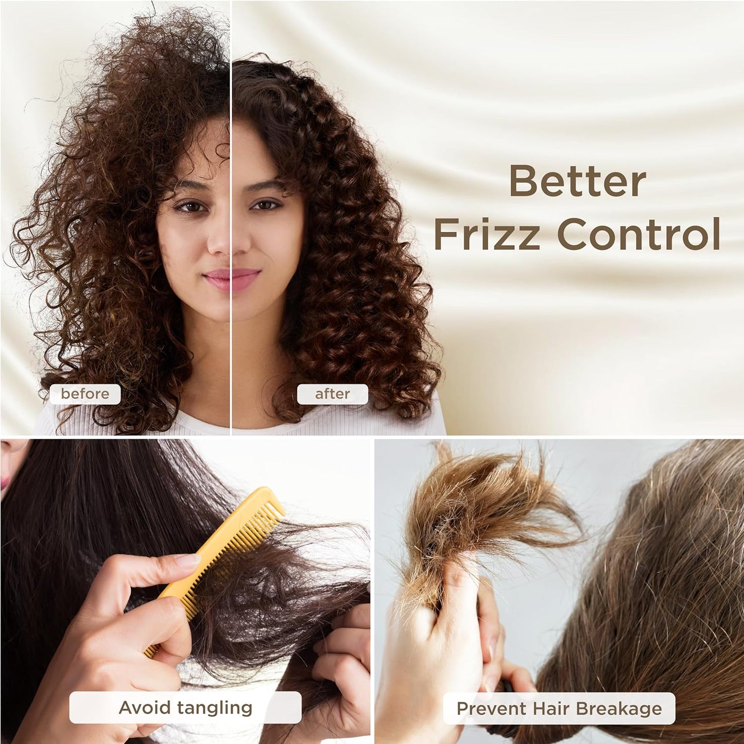 Silver Grey Satin Pillowcase Set for Hair Skin - Taylor K Shop