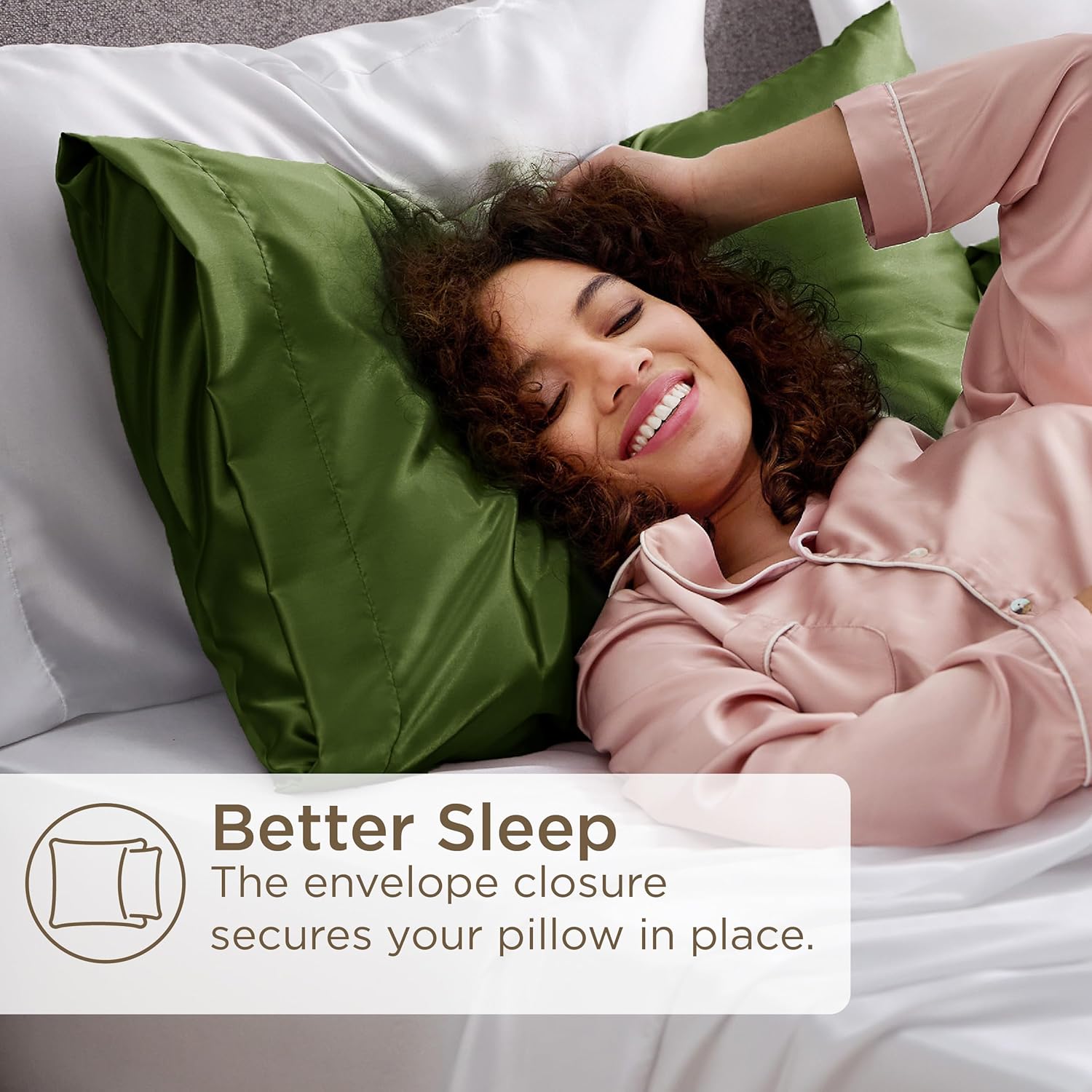 Silver Grey Satin Pillowcase Set for Hair Skin - Taylor K Shop