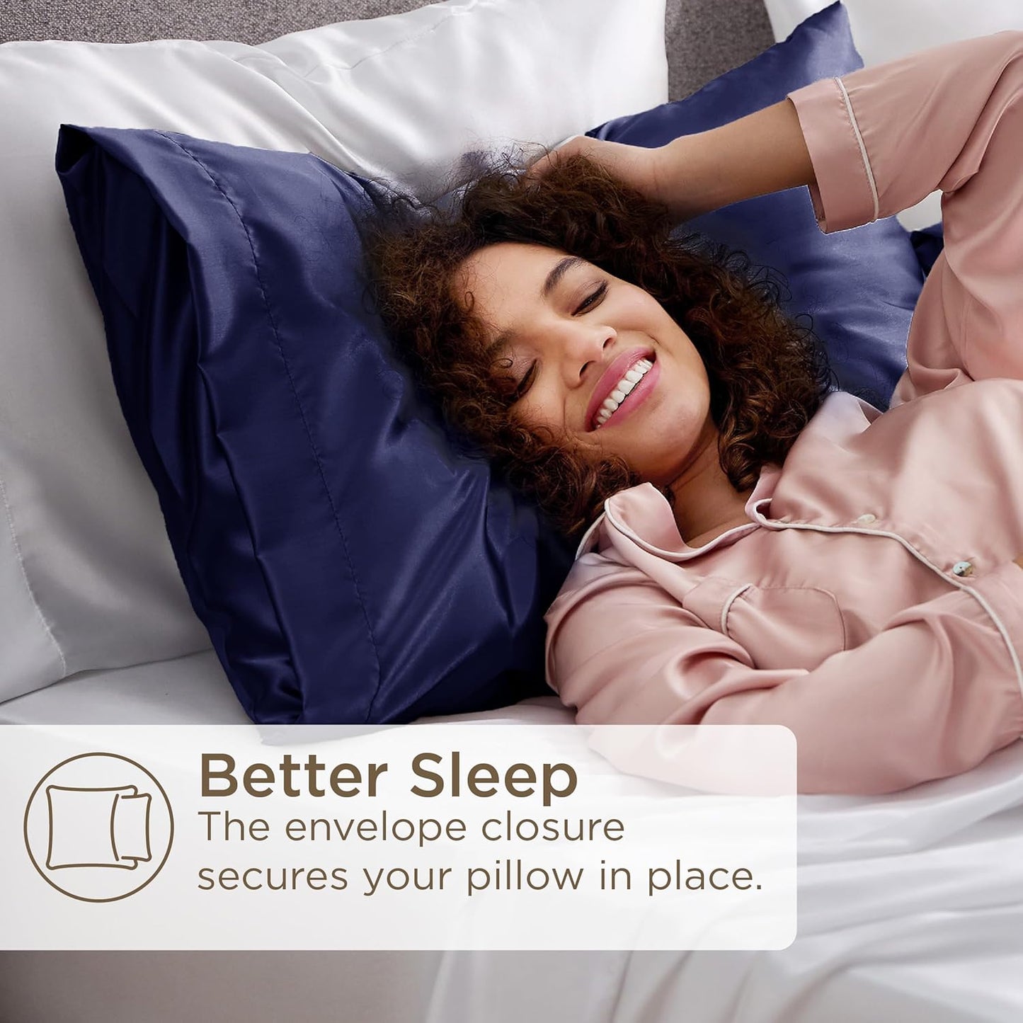 Silver Grey Satin Pillowcase Set for Hair Skin - Taylor K Shop