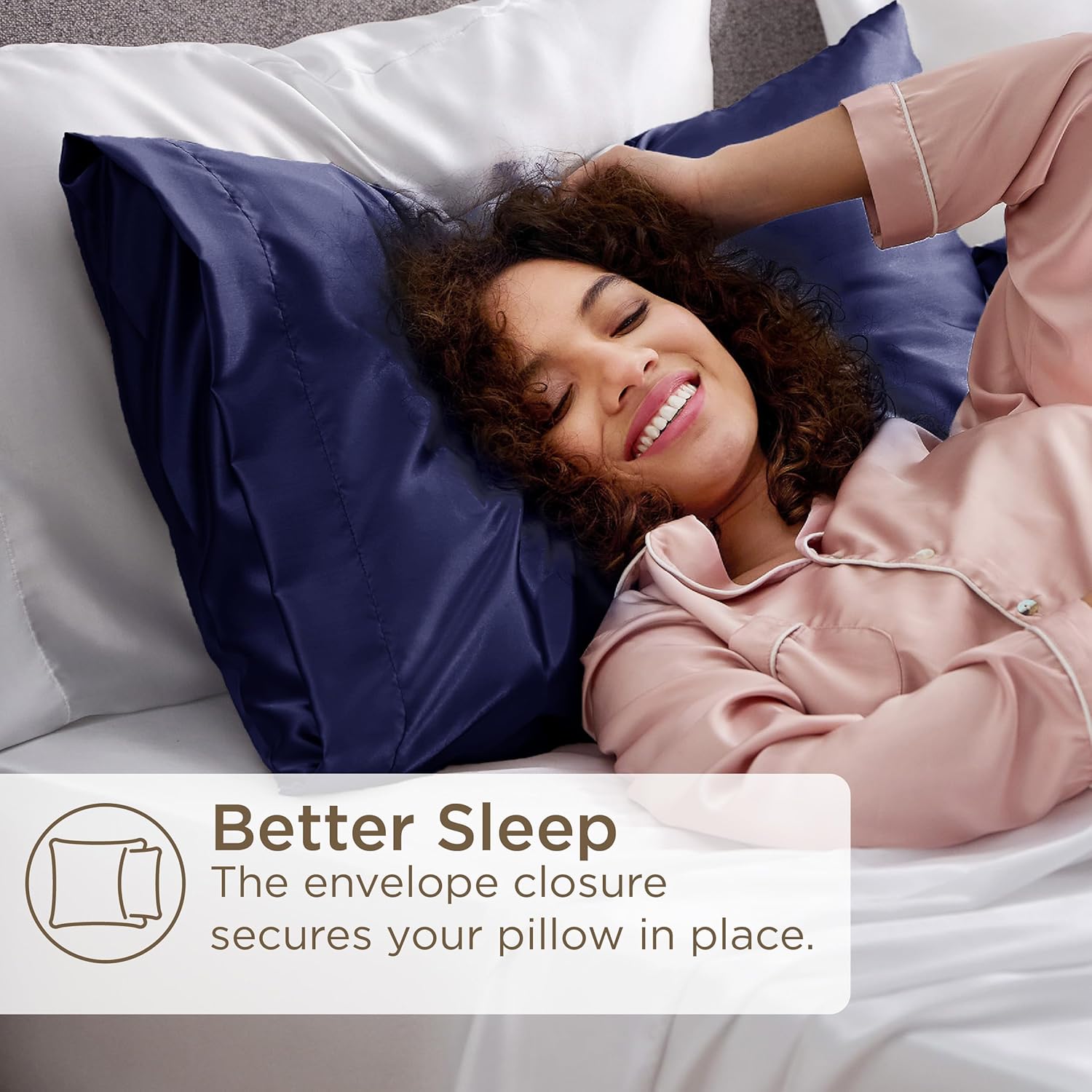 Silver Grey Satin Pillowcase Set for Hair Skin - Taylor K Shop