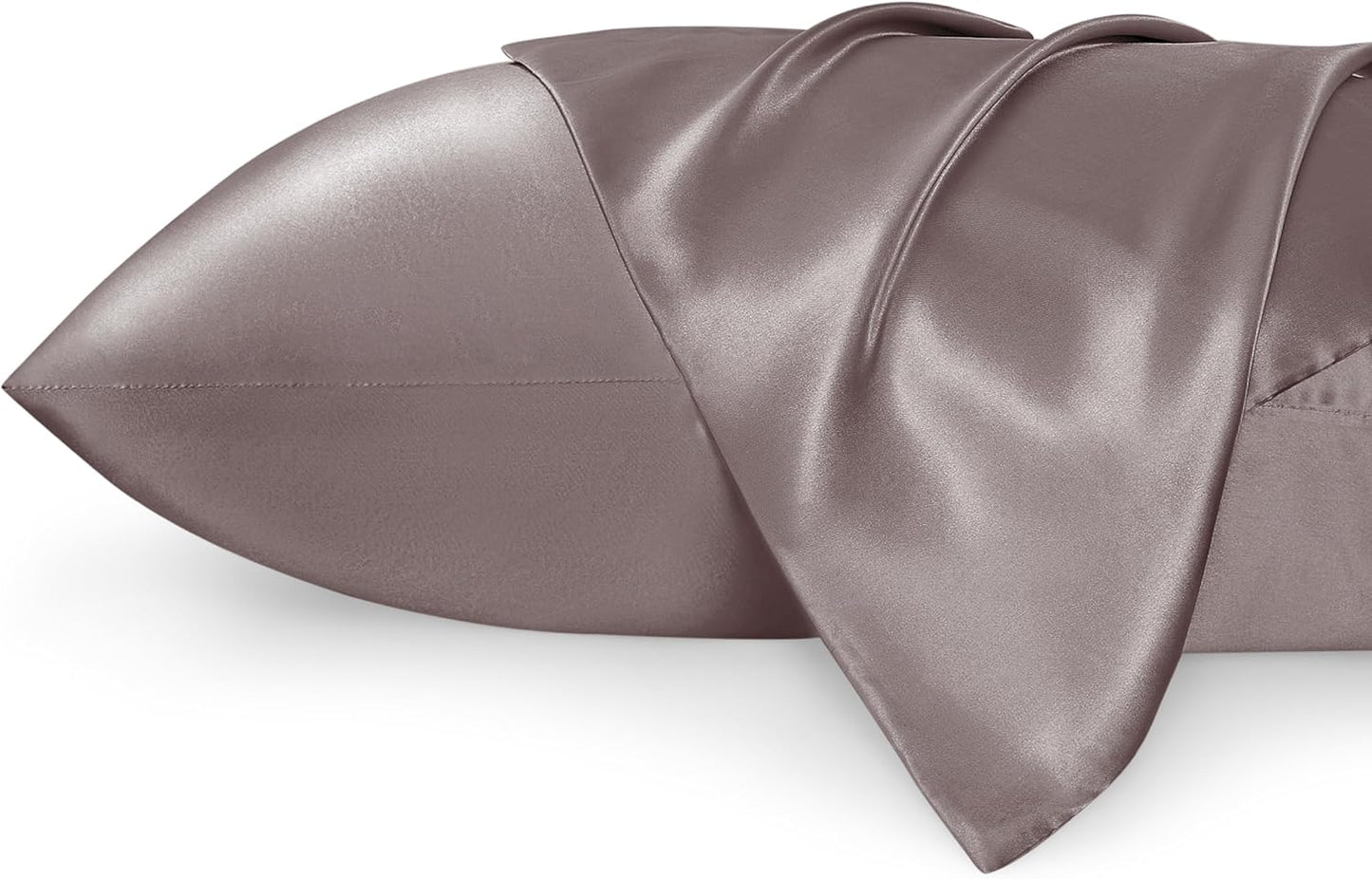 Silver Grey Satin Pillowcase Set for Hair Skin - Taylor K Shop