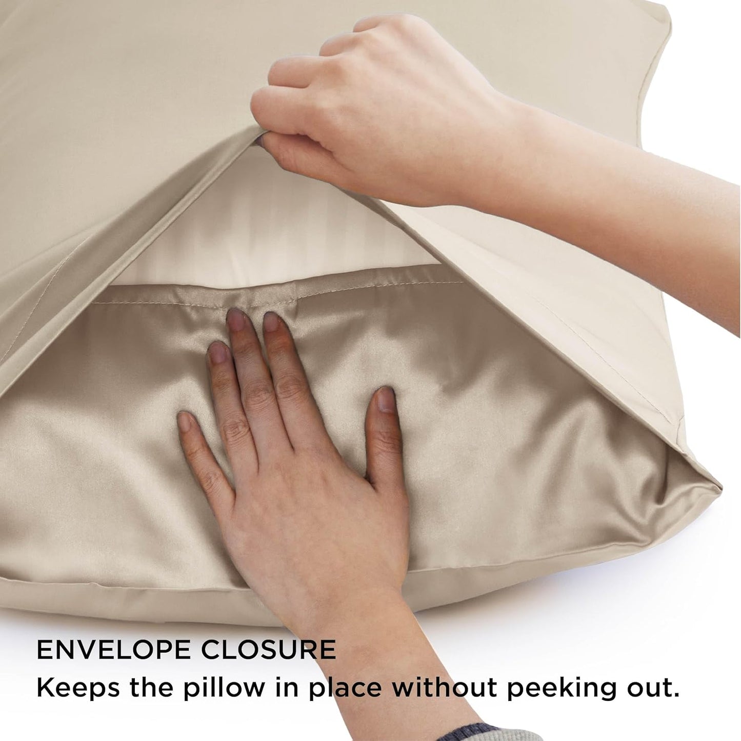 Silver Grey Satin Pillowcase Set for Hair Skin - Taylor K Shop