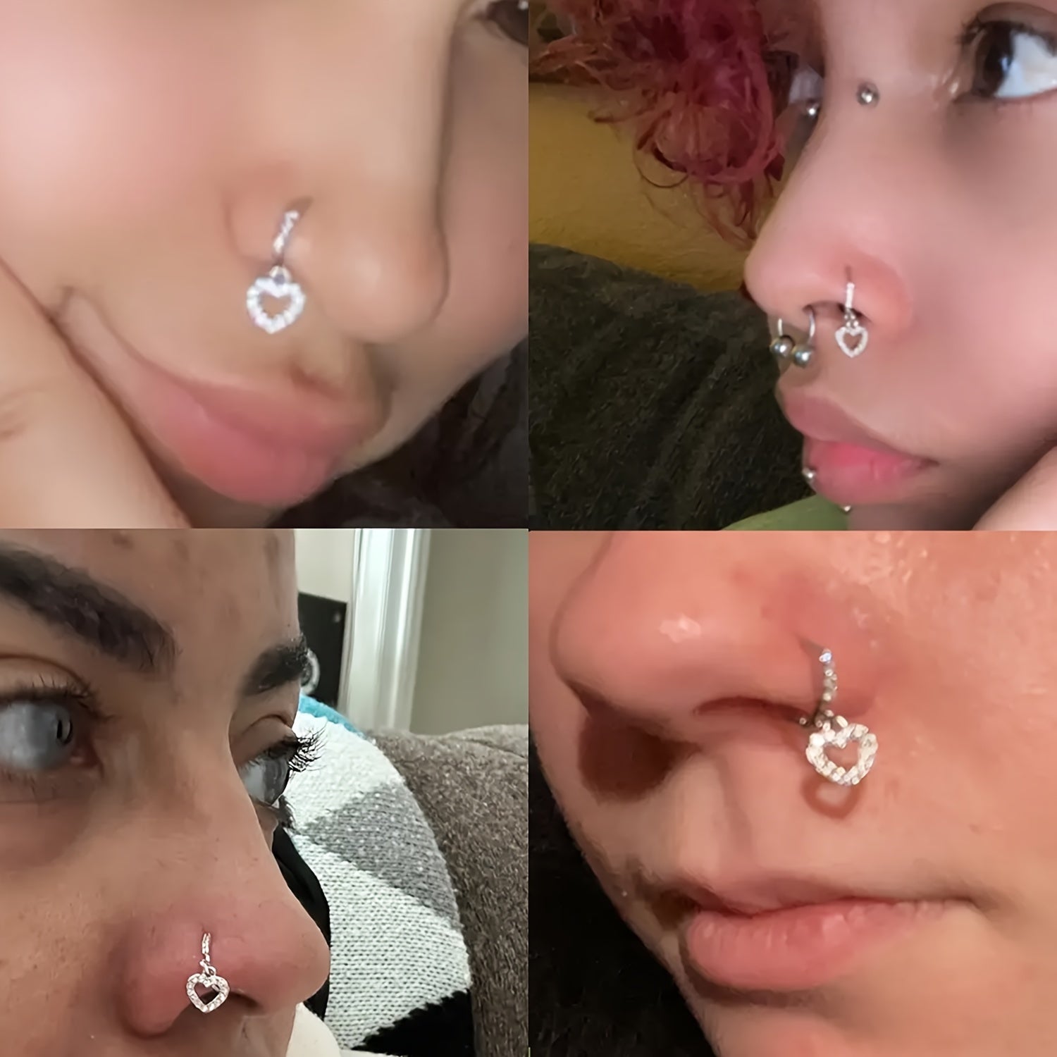 Sophisticated 4Piece Stainless Steel Piercing Jewelry Set - Taylor K Shop