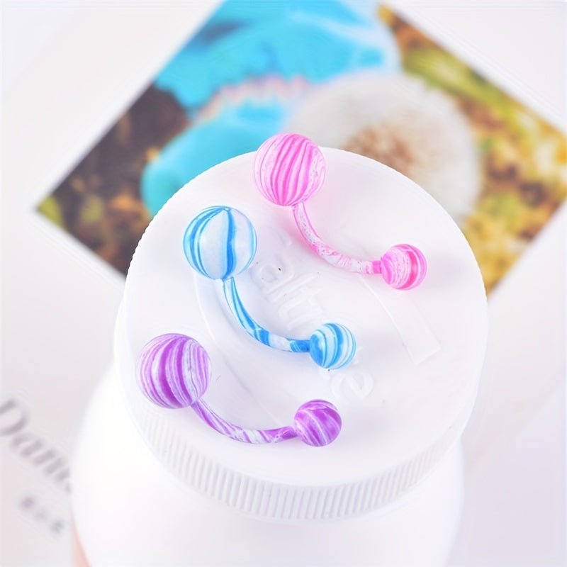 Stylish 16Piece Rhinestone Stainless Steel Belly Rings Set - Taylor K Shop