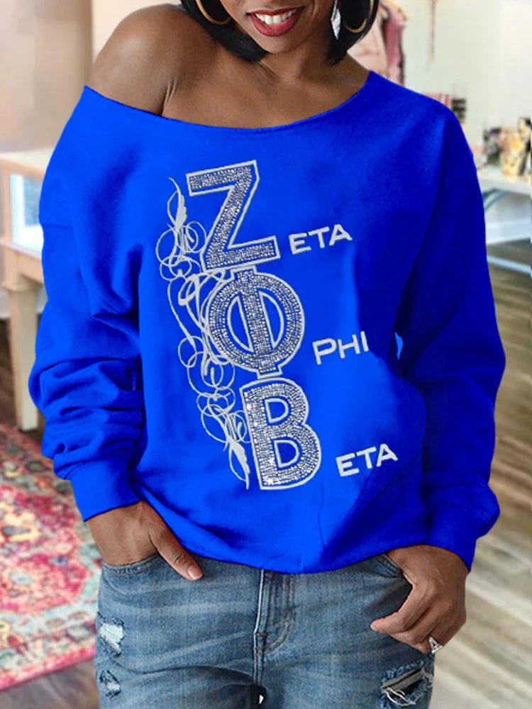 Stylish Zeta Phi Beta Sweatshirts with Bold Contrast Colors - Taylor K Shop