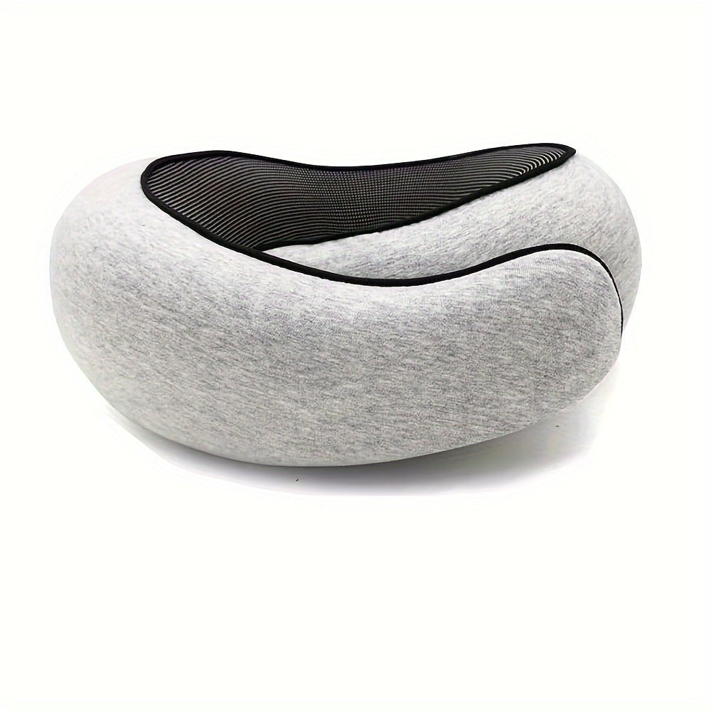 TopRated Gray UShaped Memory Foam Travel Pillow - Taylor K Shop