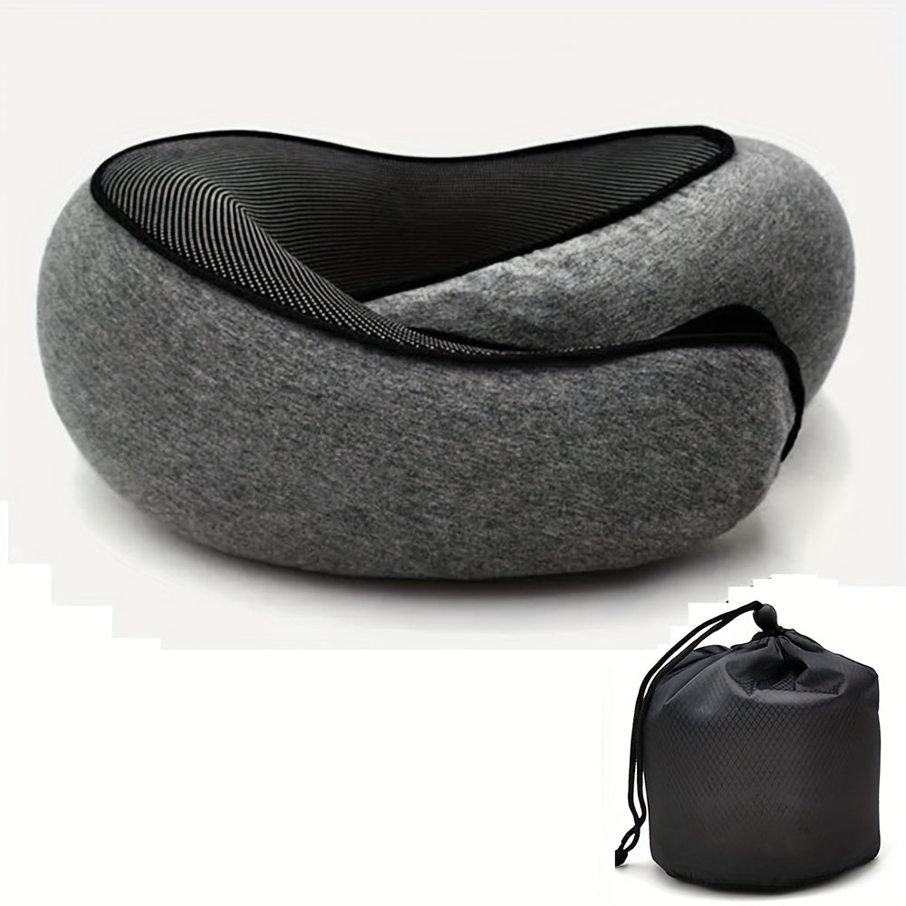 TopRated UShaped Gray Memory Foam Travel Pillow - Taylor K Shop