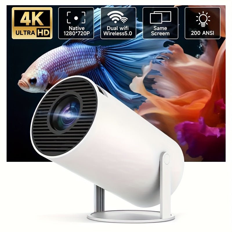 UltraPortable 4K Mini Projector with WiFi 180 Rotation - Taylor K Shop