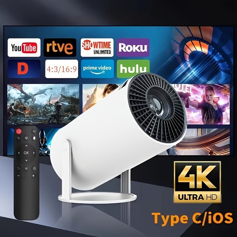 UltraPortable 4K Mini Projector with WiFi 180 Rotation - Taylor K Shop