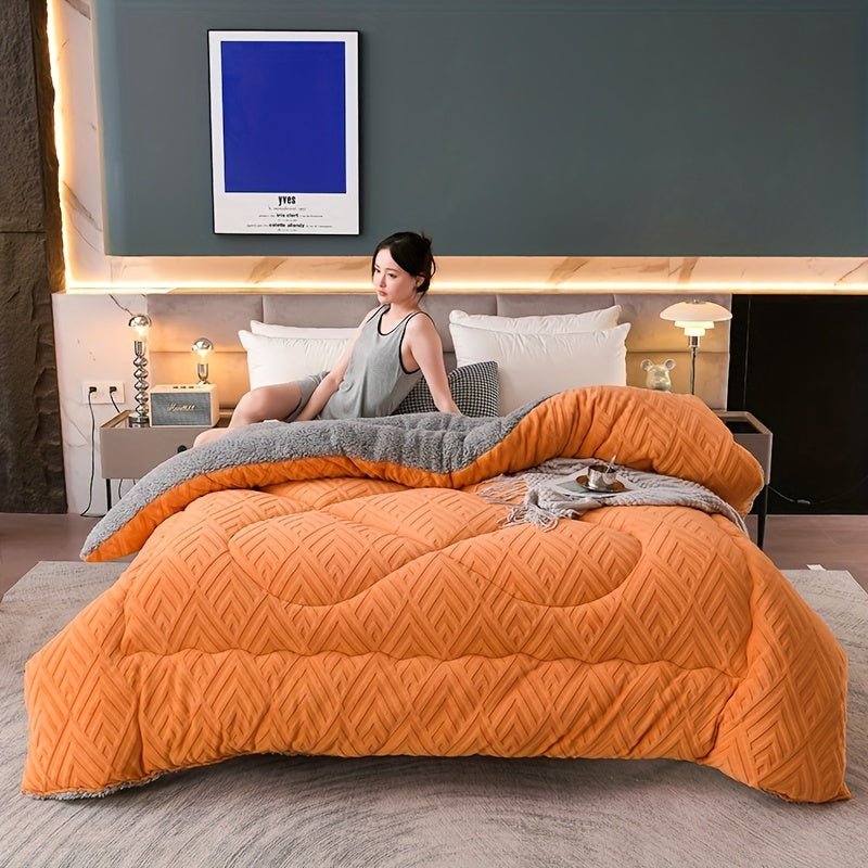 UltraSoft Embossed Velvet Winter Comforter Cozy Warmth - Taylor K Shop