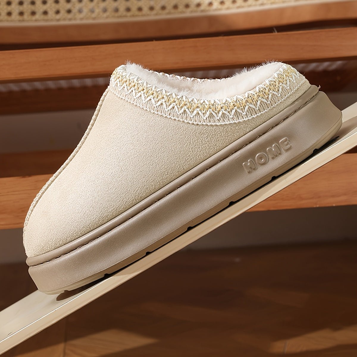 Unisex Casual Flannel Slippers Warm AntiSlip Indoor Comfort - Taylor K Shop