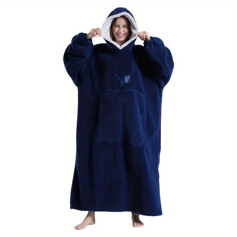 Unisex FrenchStyle Wearable Blanket Hoodie with Apple Pocket - Taylor K Shop