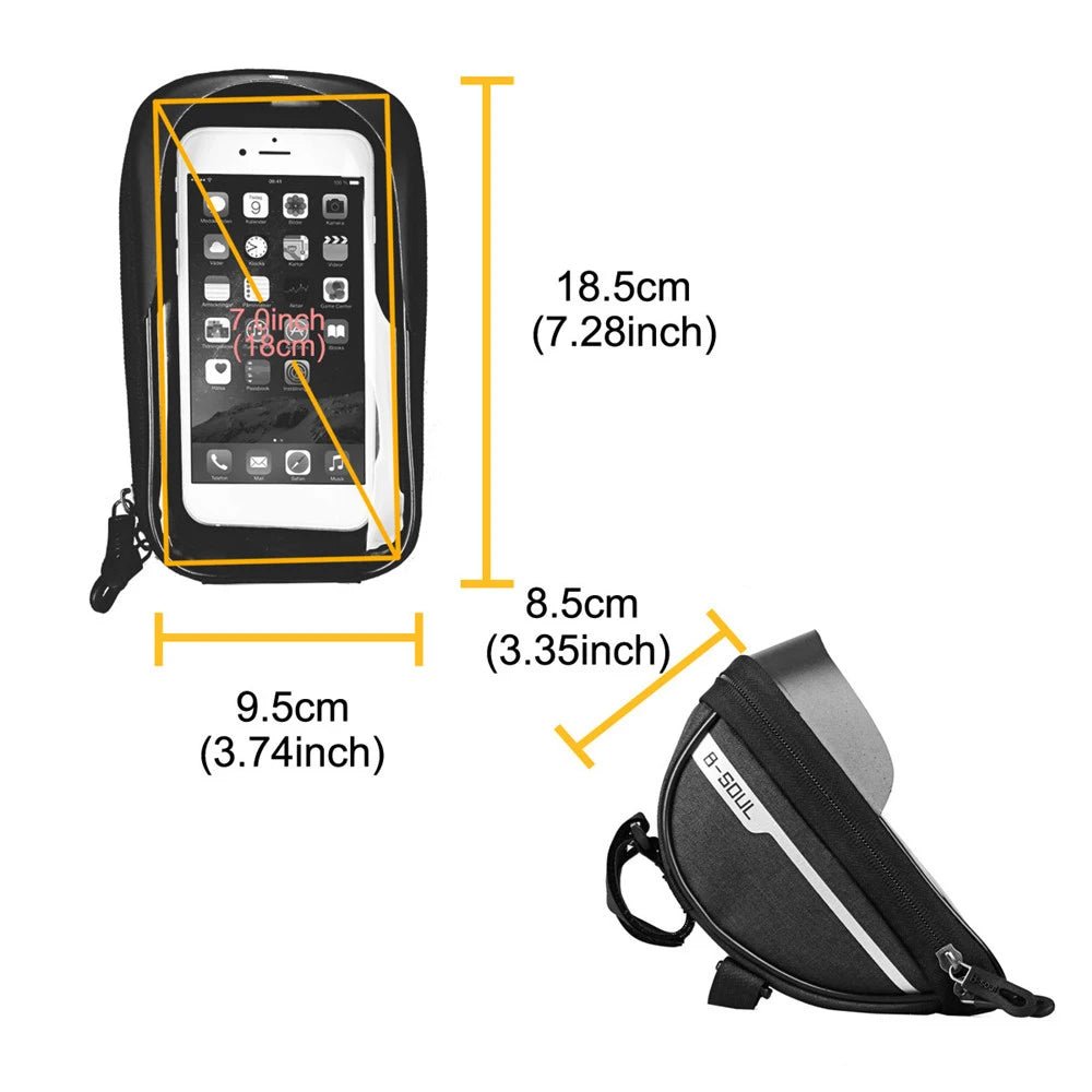 Universal Waterproof Bike Handlebar Phone Mount for 65 Devices - Taylor K Shop