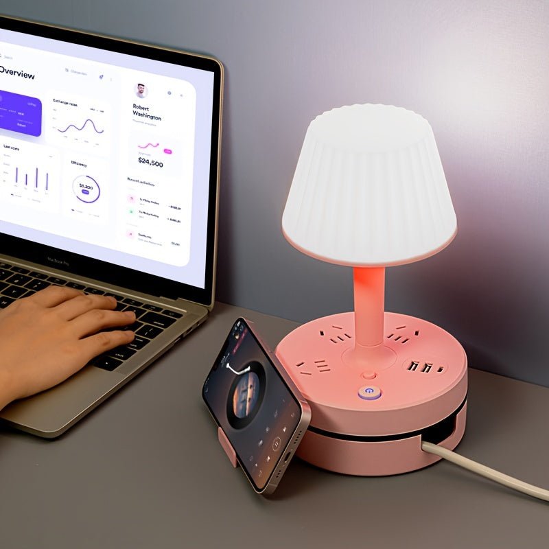Versatile LED Desk Lamp with Charging Ports Holder - Taylor K Shop