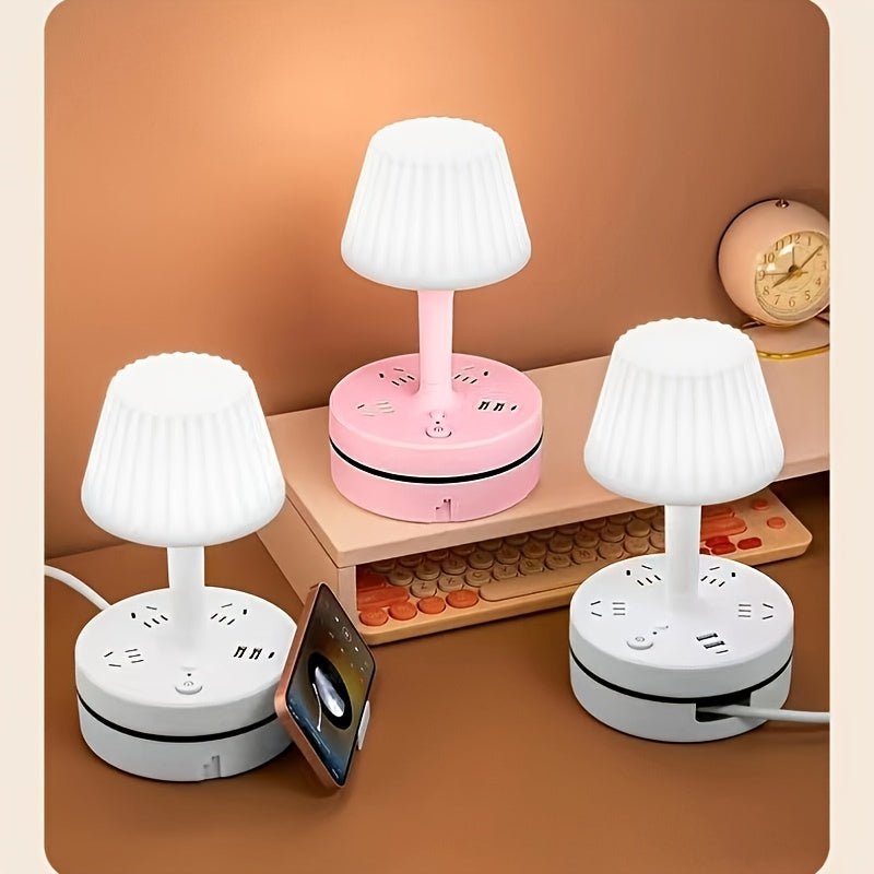 Versatile LED Desk Lamp with Charging Ports Holder - Taylor K Shop