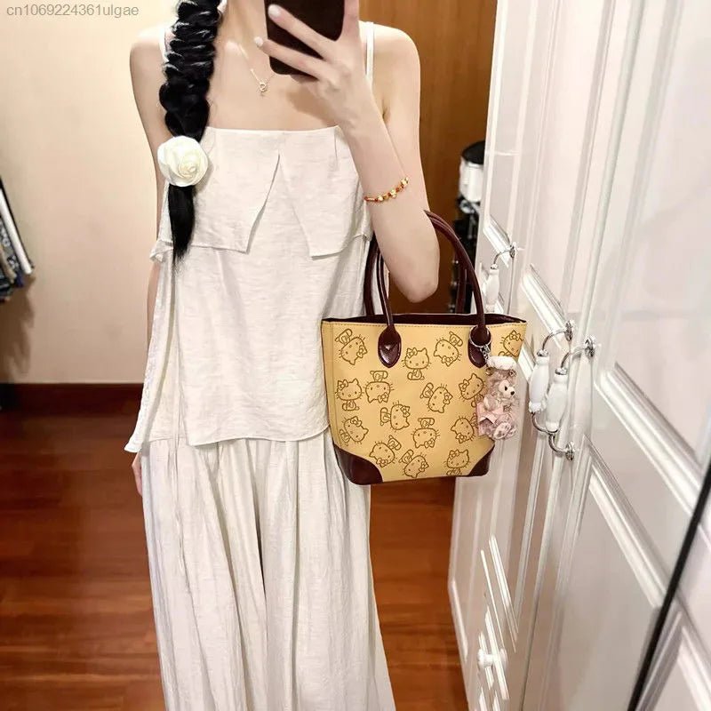 Vintage Hello Kitty Womens Bucket Shoulder Tote Bag - Taylor K Shop