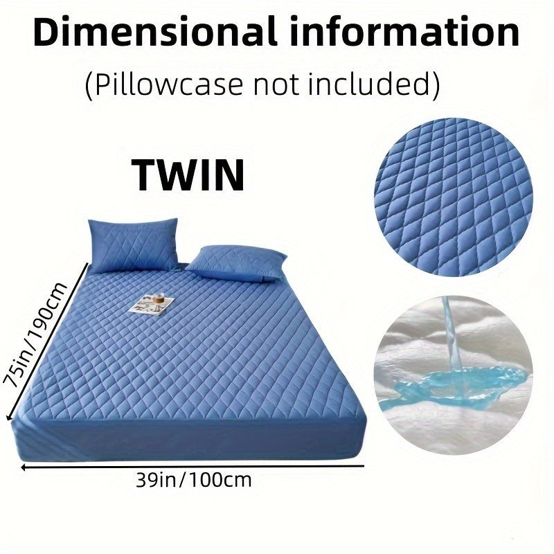 Waterproof Multicolor Mattress Protector Soft Comfortable Fitted Sheet - Taylor K Shop