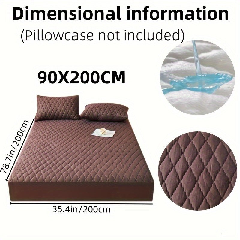 Waterproof Multicolor Mattress Protector Soft Comfortable Fitted Sheet - Taylor K Shop