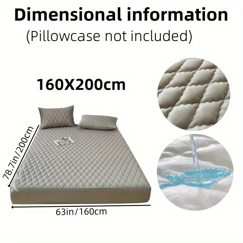 Waterproof Multicolor Mattress Protector Soft Comfortable Fitted Sheet - Taylor K Shop