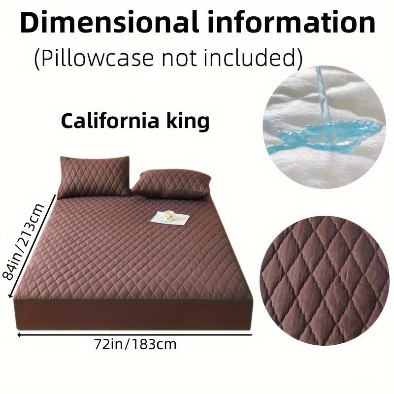 Waterproof Multicolor Mattress Protector Soft Comfortable Fitted Sheet - Taylor K Shop