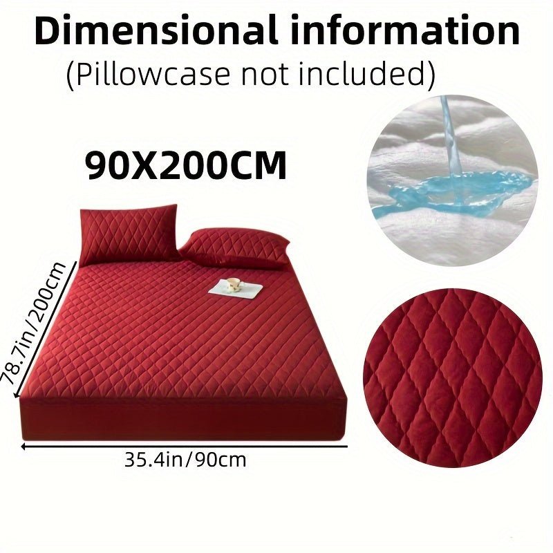 Waterproof Multicolor Mattress Protector Soft Comfortable Fitted Sheet - Taylor K Shop