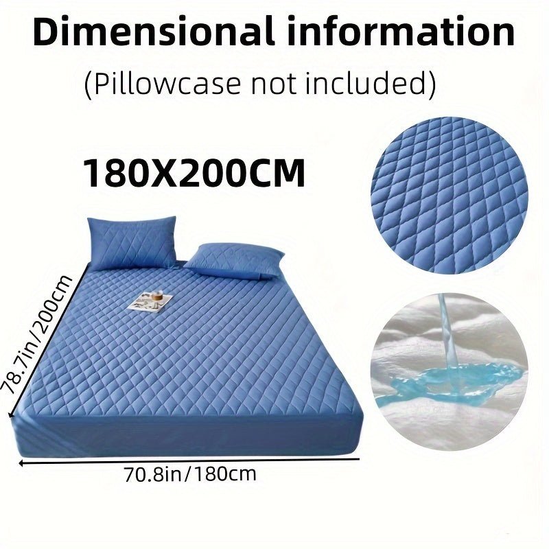 Waterproof Multicolor Mattress Protector Soft Comfortable Fitted Sheet - Taylor K Shop